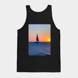 WATERY SUNSET Tank Top